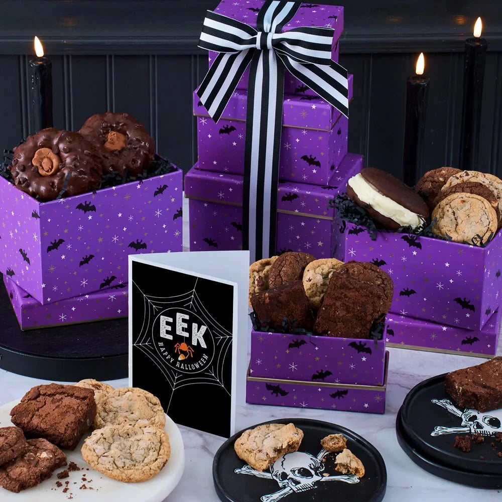 Happy Halloween: Baked Goods Gift Tower