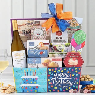 Callister Cellars Chardonnay: Birthday Gift Basket